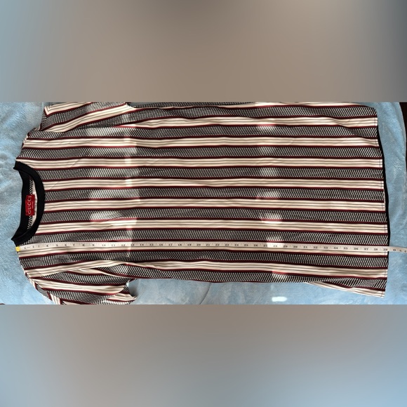 Gucci Silk Black and White Striped Long Sleeve Dress( outlet clearance) - Picture 8 of 8